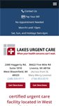 Mobile Screenshot of lakesurgentcare.com